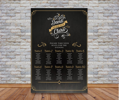 Artisan BlackBoard Table Plan