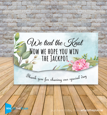 All Cash Wedding Favour Card