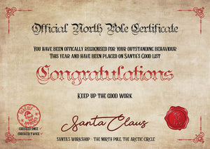 Letter from Santa Claus (includes postage)